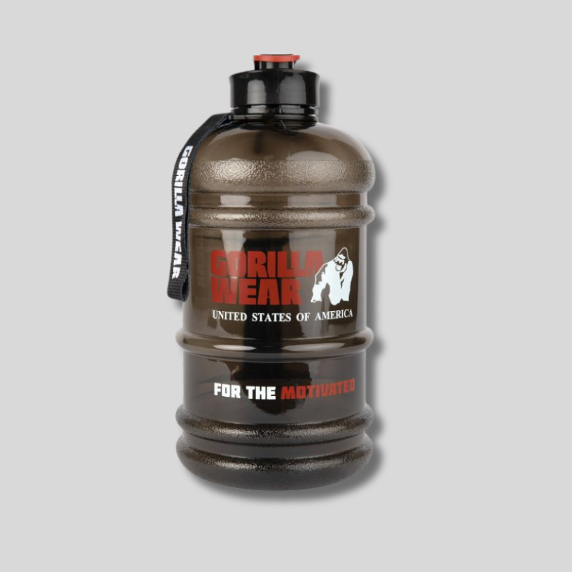 GORILLA WEAR Туба за вода Water Jug 2.2L – Transparent - GetMorePower.bg