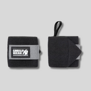 GORILLA WEAR Ластични бинтове за китки Wrist Wraps BASIC – Black/Gray - GetMorePower.bg