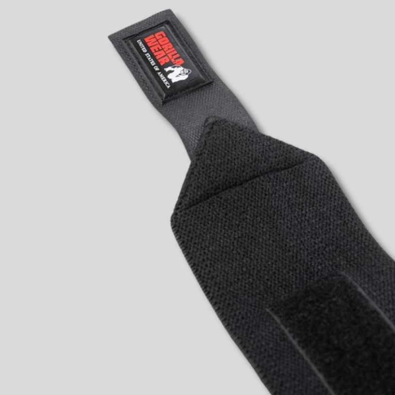 GORILLA WEAR Ластични бинтове за китки Wrist Wraps BASIC – Black/Red - GetMorePower.bg