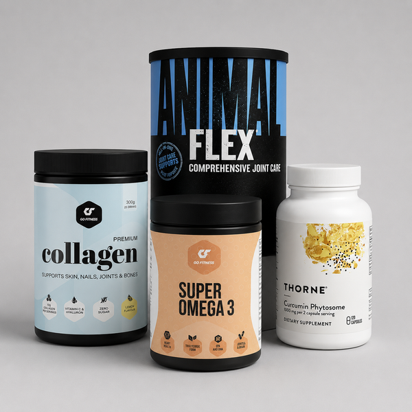 Протокол Стави & Сухожилия — Ниво 2 (STANDARD) с Premium Collagen, Super Omega 3, Animal Flex и Curcumin Phytosome за поддържане на ставите, сухожилията и възстановяването
