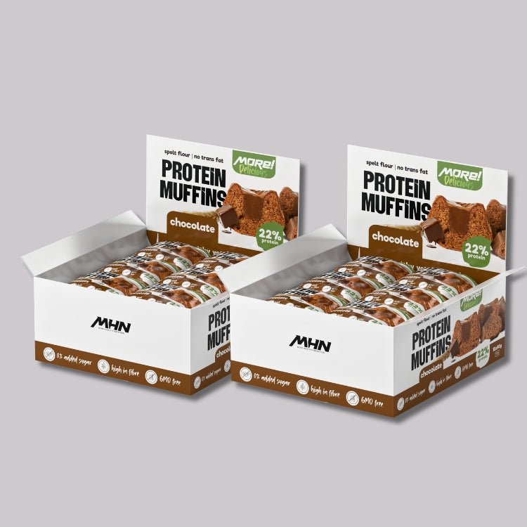 MORE Delicious Protein Muffin Chocolate - Протеинов мъфин без захар - 50g - GetMorePower.bg