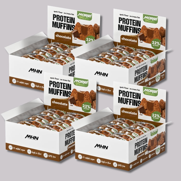 MORE Delicious Protein Muffin Chocolate - Протеинов мъфин без захар - 50g - GetMorePower.bg