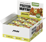 Заредете изображението в програмата за преглед на галерия, MORE Delicious Protein Muffin Pistachio - Протеинов мъфин без захар с крем шам-фъстък, 60 г - GetMorePower.bg