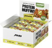 MORE Delicious Protein Muffin Pistachio - Протеинов мъфин без захар с крем шам-фъстък, 60 г - GetMorePower.bg