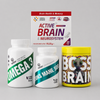 Протокол Памет & Концентрация — Ниво 2 (STANDARD) с Active Brain & Neurosystem, Lion's Mane 500, Boss Brain и Omega 3 за подпомагане на паметта, концентрацията, фокуса и когнитивната функция