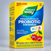 Nature's Way Примадофилус Кидс пробиотик за деца, 3 млрд. CFU, череша | Primadophilus Kids Cherry – 30 дъвчащи таблетки