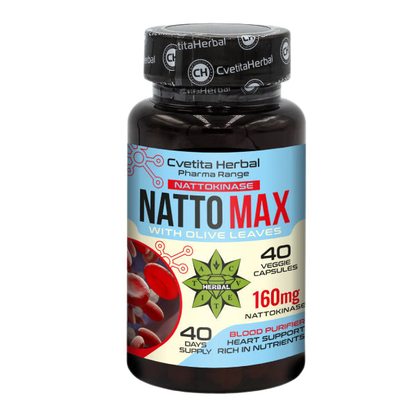 Cvetita Herbal NattoMax натокиназа комплекс 40 капсули