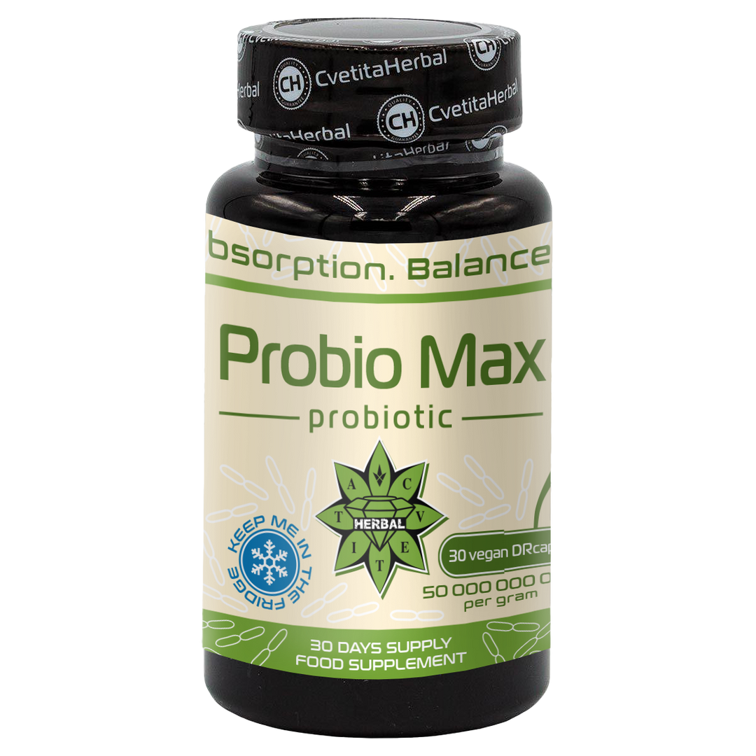 Cvetita Herbal Probi Max 30 капсули — опаковка