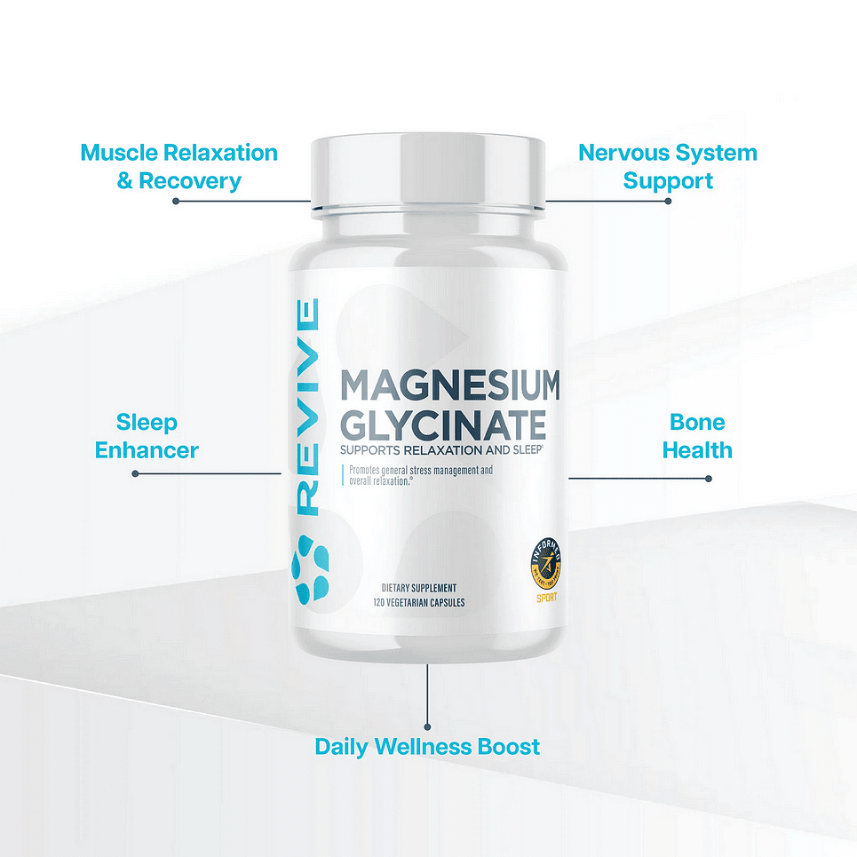 REVIVE Magnesium Glycinate 200 mg - GetMorePower.bg