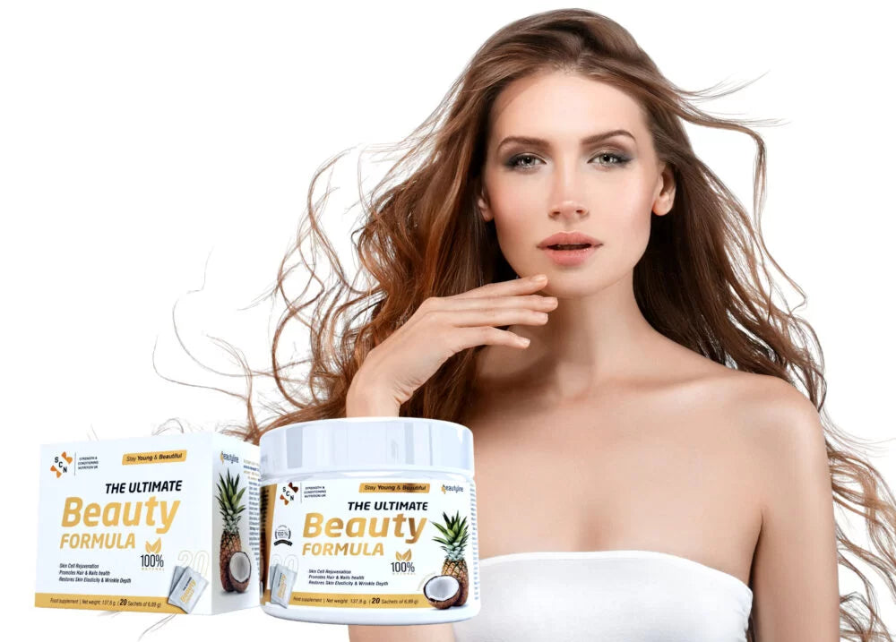 SCN Collagen Skin Hair Nails support – The Ultimate Beauty Formula- 20 сашета - GetMorePower.bg
