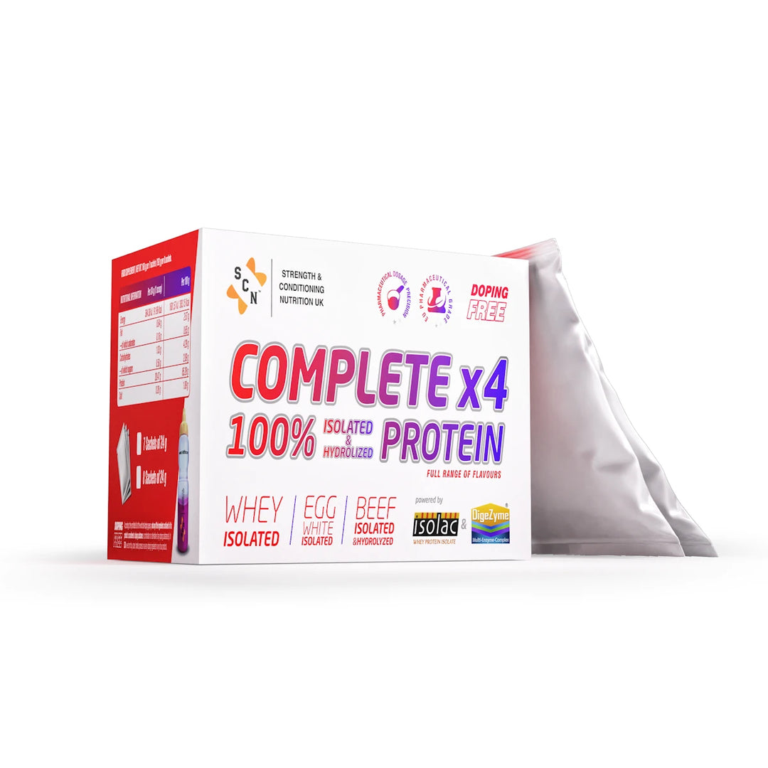SCN Protein isolate & hydrolyzed – Whey, Beef, Egg white Sachets - 7 пакетчета по 24 г - GetMorePower.bg