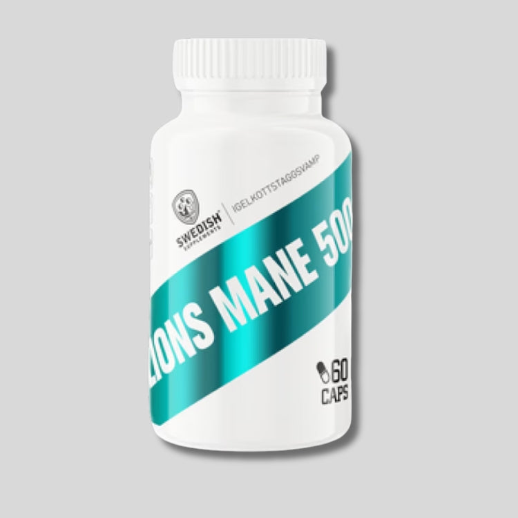 SWEDISH Supplements Lion's Mane 500 - GetMorePower.bg