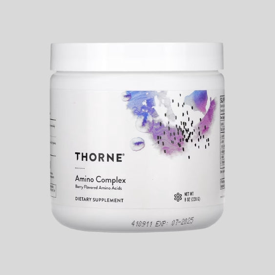 Thorne Amino Complex  Аминокиселини - 228 g прах, с аромат на горски плодове - GetMorePower.bg