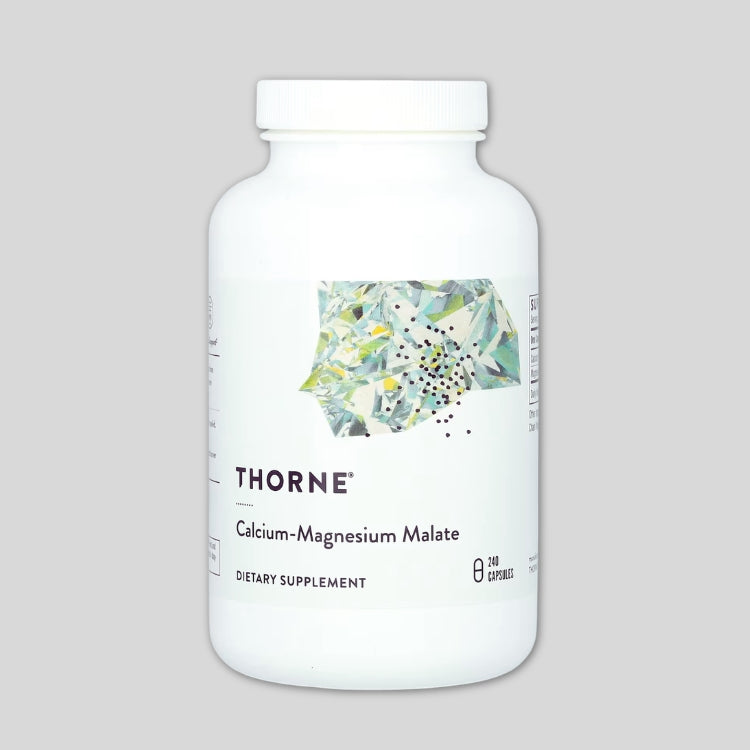 Thorne Calcium-Magnesium Malate/ Калций  100 mg + магнезий 100 mg (малат) x 240 капсули - GetMorePower.bg