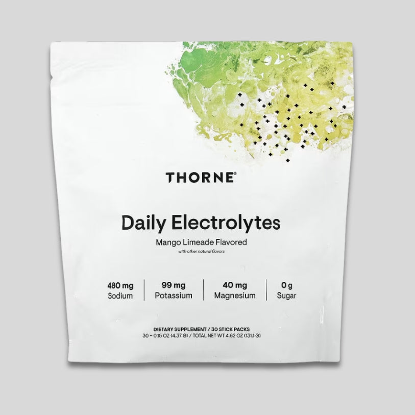 Thorne Daily Electrolytes - 30 Stick Packs - GetMorePower.bg
