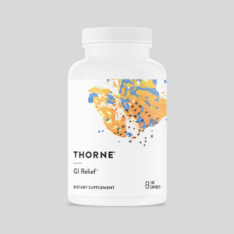 Thorne GI Relief/ Билкова формула в подкрепа на стомашно-чревния тракт х 180 капсули - GetMorePower.bg