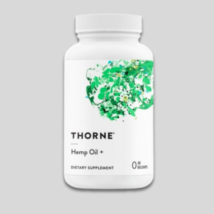 Thorne Hemp Oil+/ Конопено масло+ х 30 капсули - GetMorePower.bg
