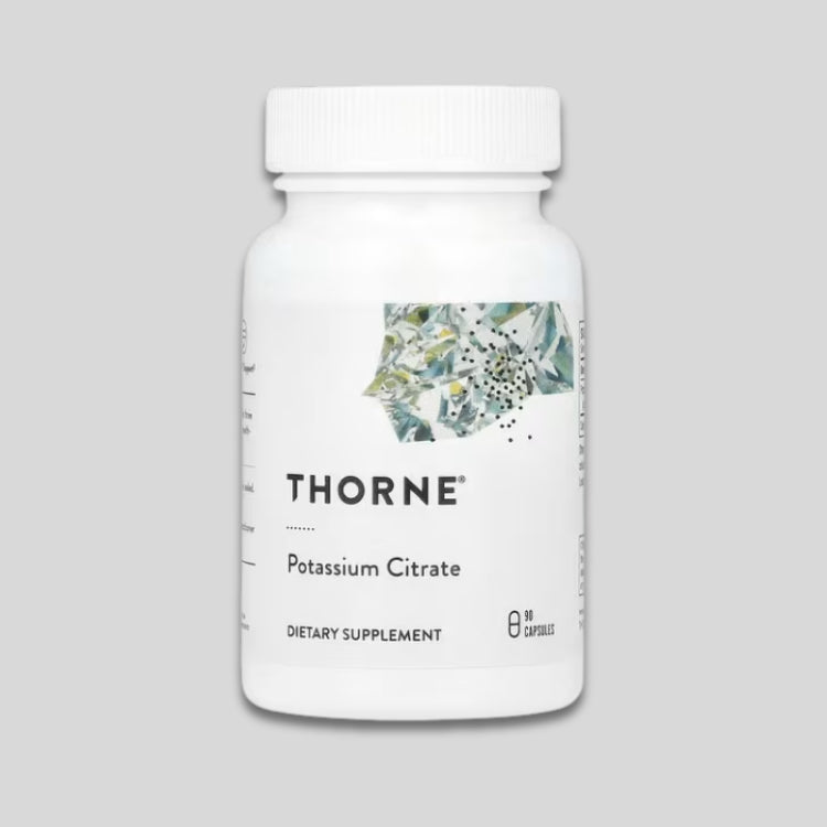Thorne Potassium Citrate/ Калий 99 mg  x 90 капсули - GetMorePower.bg