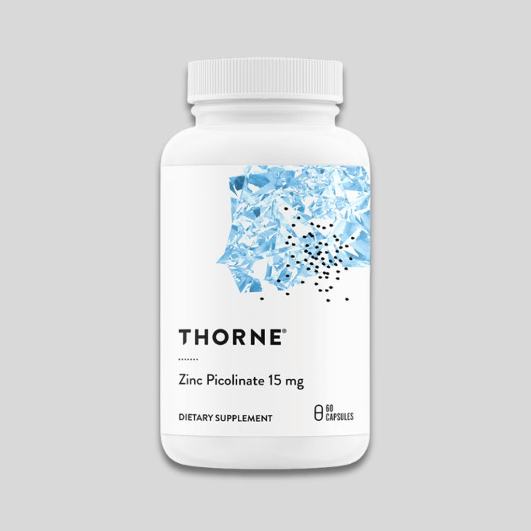 Thorne Zinc Picolinate – Цинк (пиколинат) 15 mg. x 60 капсули - GetMorePower.bg