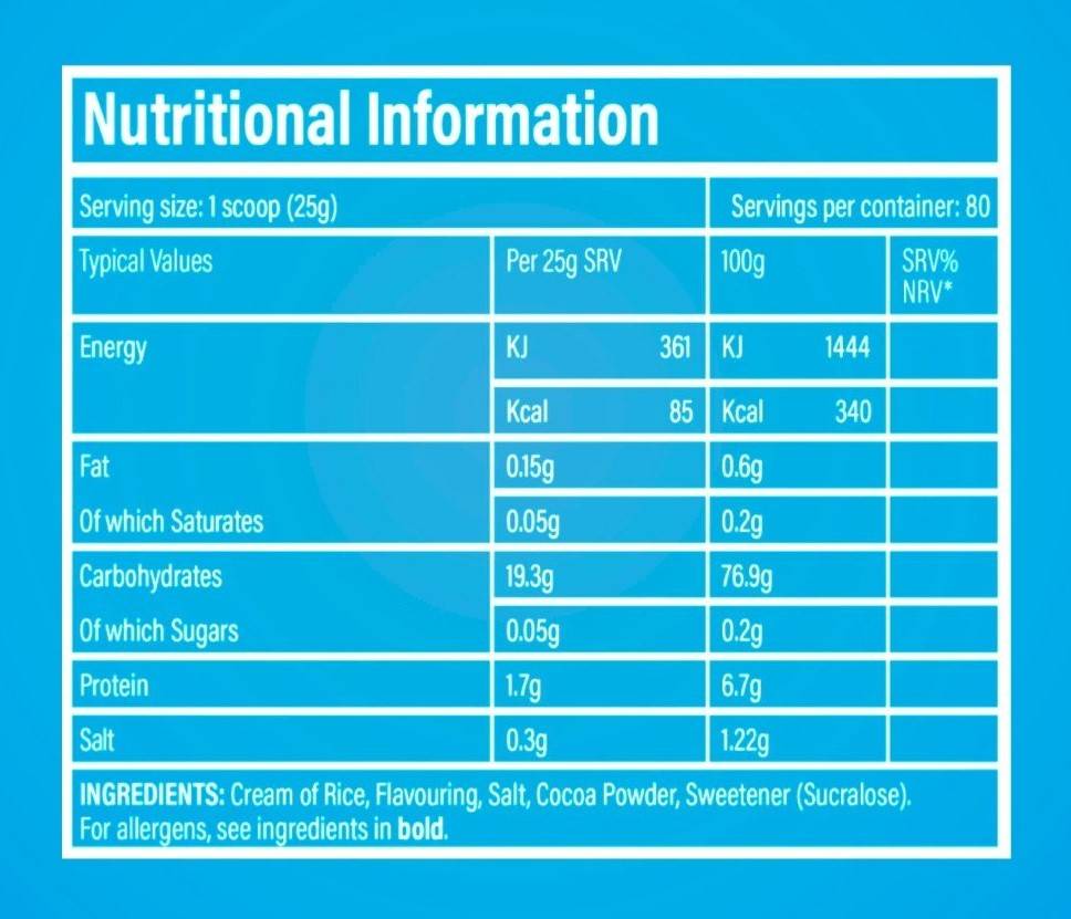 Trained by JP -  Cream Of Rice | Complex Carbohydrate - GetMorePower.bg