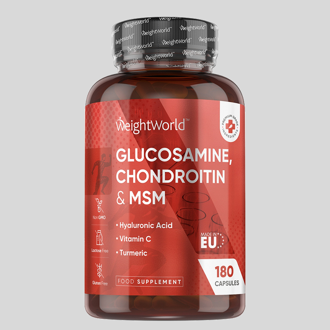 WeightWorld Глюкозамин, Хондроитин и МСМ | Glucosamine, Chondroitin & MSM – 180 капсули