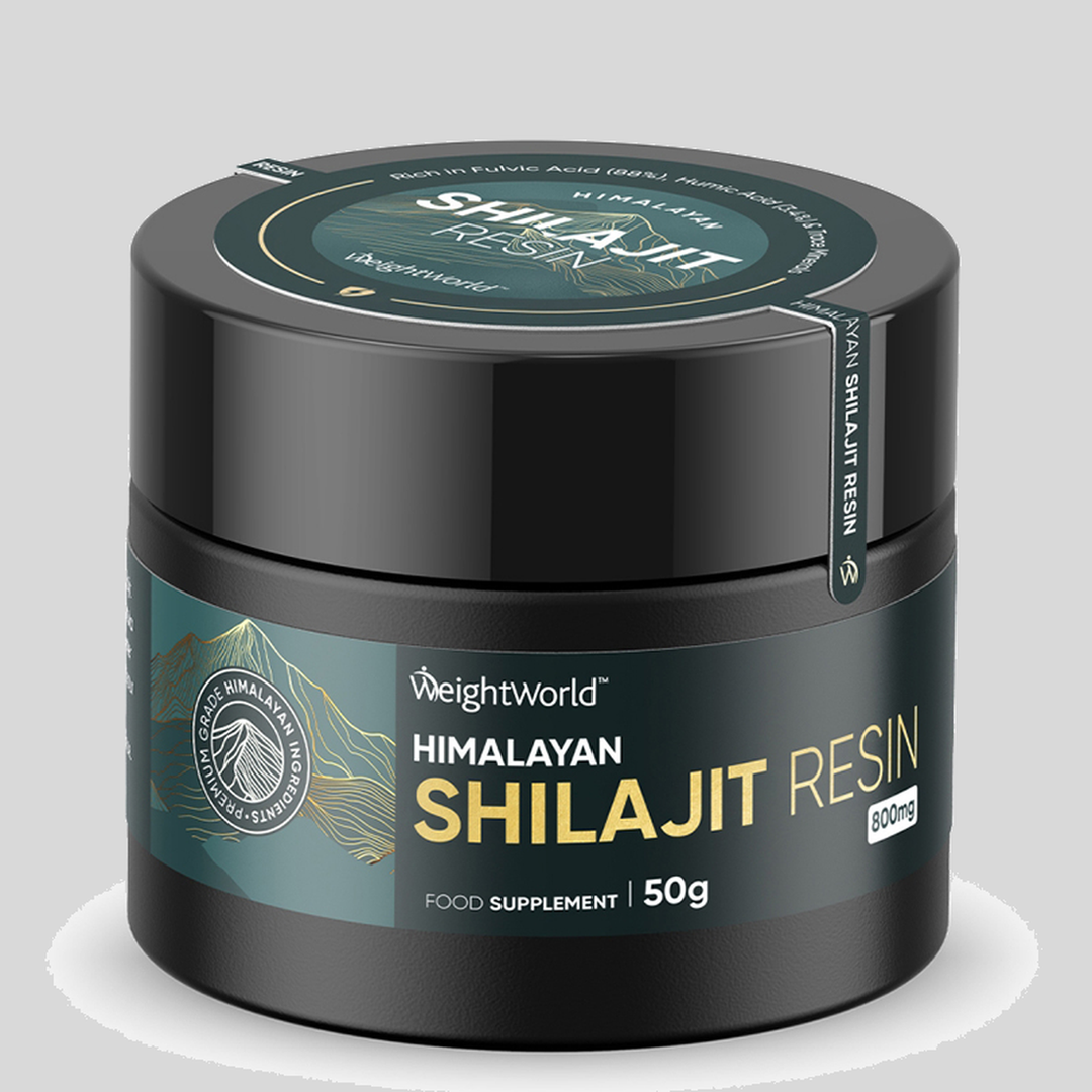 WeightWorld Хималайски Шиладжит (Мумио) с Ашваганда, Куркума и Черно мюсли | Pure Himalayan Shilajit Resin – 50 g