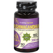 Cvetita Herbal - Ashwagandha екстракт - растителни капсули (90 капсули х 300 mg) - GetMorePower.bg