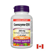 Webber Naturals Coenzyme Q10 200 mg - 60 софтгел капсули