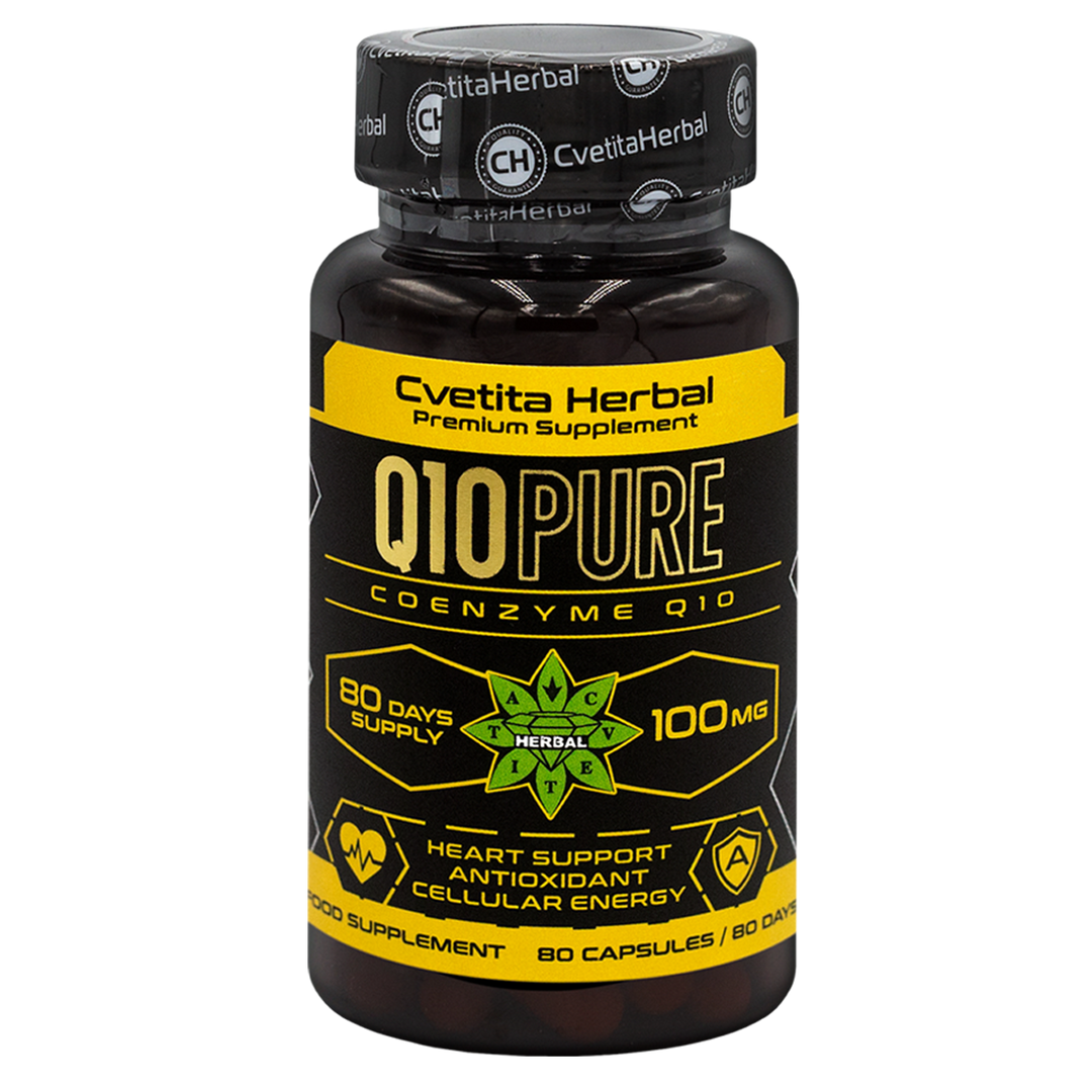 Cvetita Herbal Q10 PURE – коензим Q10, 80 таблетки х 100 mg