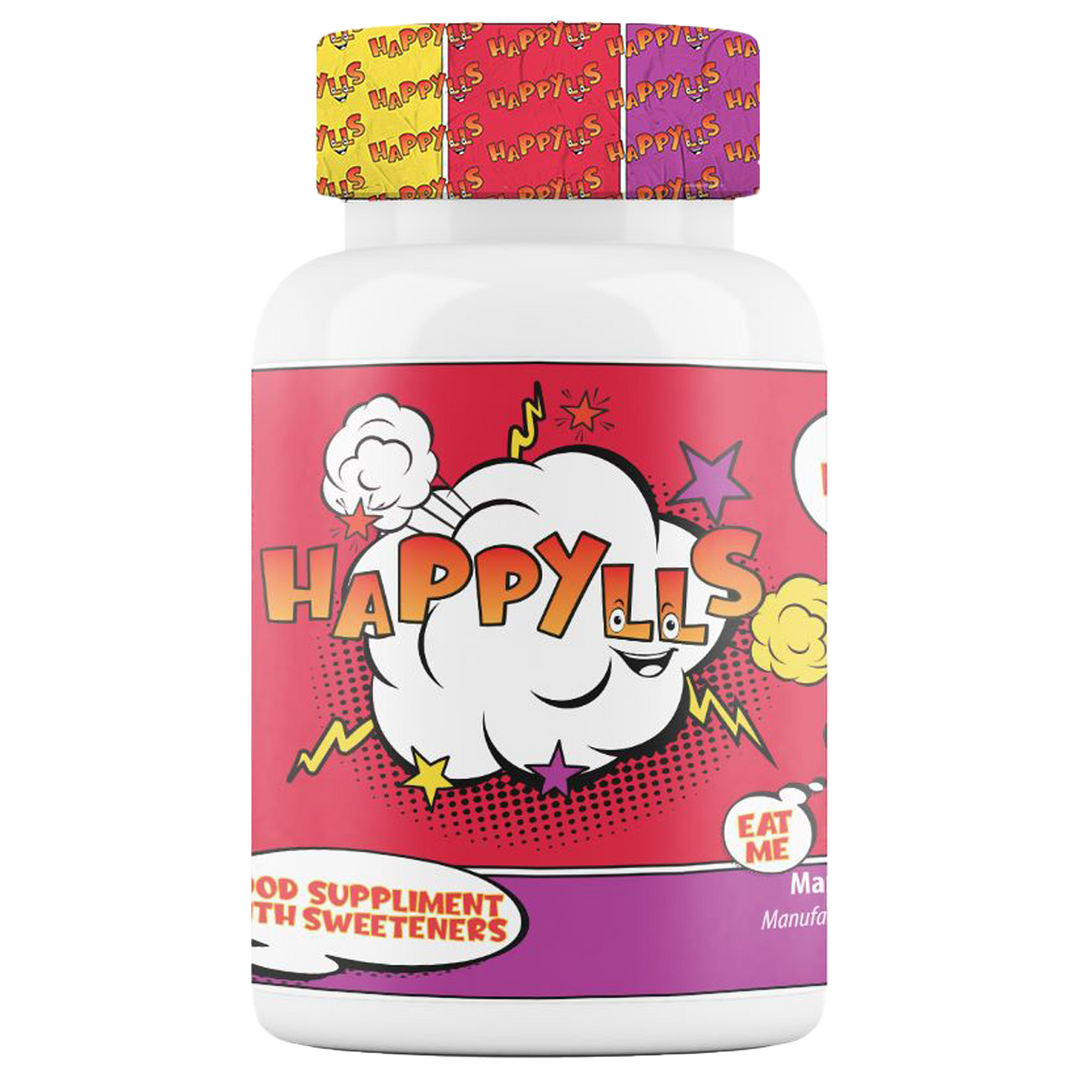 Cvetita Herbal - Л-теанин + Витамин С – Happylls (30 дъвчащи таблетки) - GetMorePower.bg