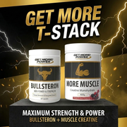 BULLSTERON + CREATINE - комплект тестостеронов бустер и креатин за сила и мускулна маса