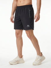 FLAIR SS26 Мъжки шорти 195044 Черни, отзад | GetMorePower.bg