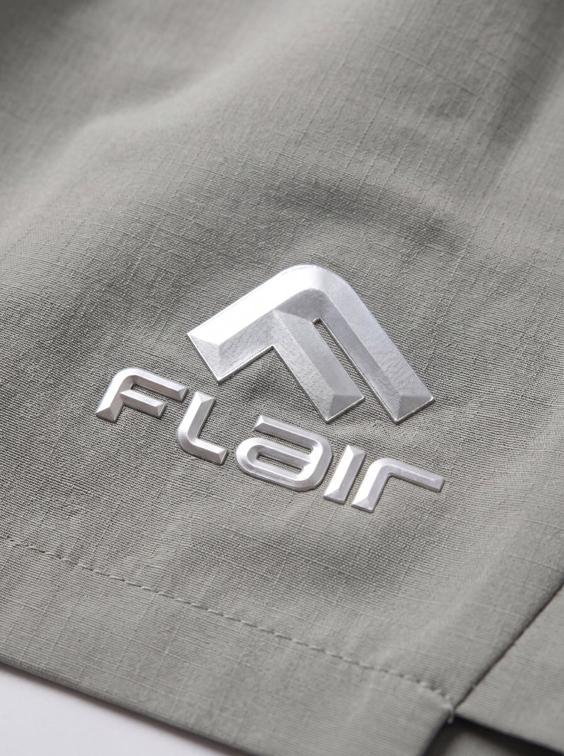 FLAIR SS26 Мъжки шорти 195042 Зелени, отзад | GetMorePower.bg