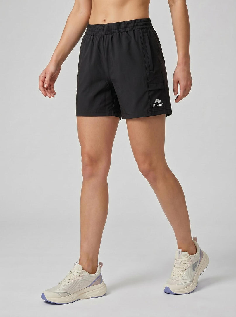 FLAIR SS26 Дамски шорти Running 295024 Черни, lifestyle | GetMorePower.bg