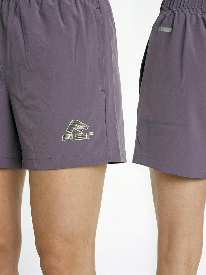 FLAIR SS26 Дамски шорти 295029 Тъмно лилави, детайл | GetMorePower.bg