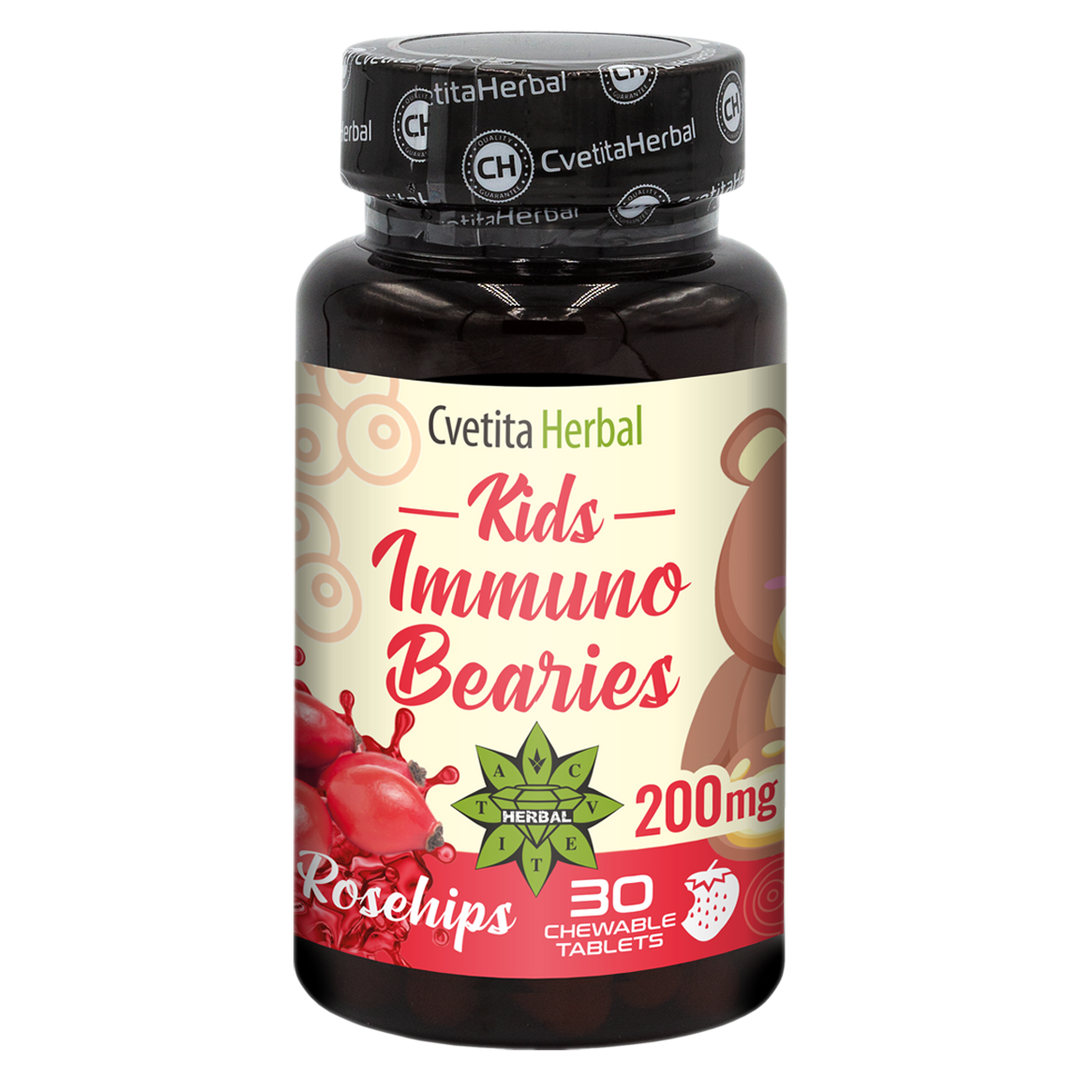 Cvetita Herbal Kids Immuno Bearies 30 таблетки — опаковка