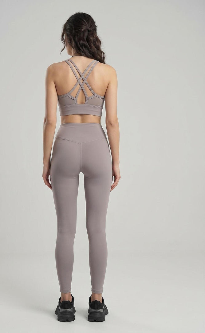 FLAIR Feel The Move — Дамски дълъг клин Сив, отзад | GetMorePower.bg