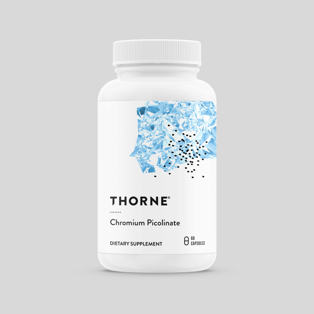 Thorne Chromium Picolinate – хром пиколинат 500 µg, 60 капсули