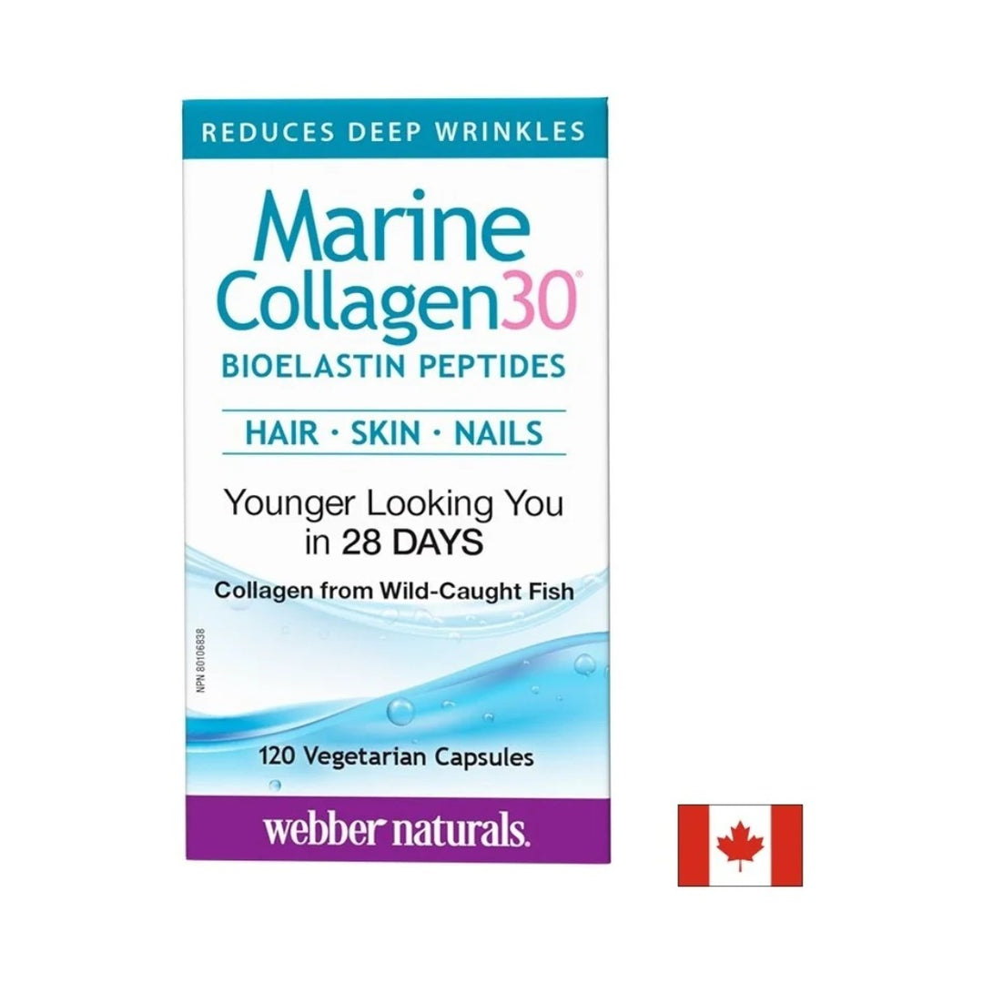Webber Naturals Marine Collagen30 - 120 капсули