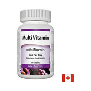Webber Naturals Multi Vitamin with Minerals - 100 таблетки