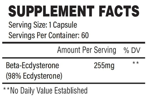 Trained by JP Natural Physique | Beta-Ecdysterone 255 mg