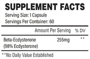 Trained by JP Natural Physique | Beta-Ecdysterone 255 mg
