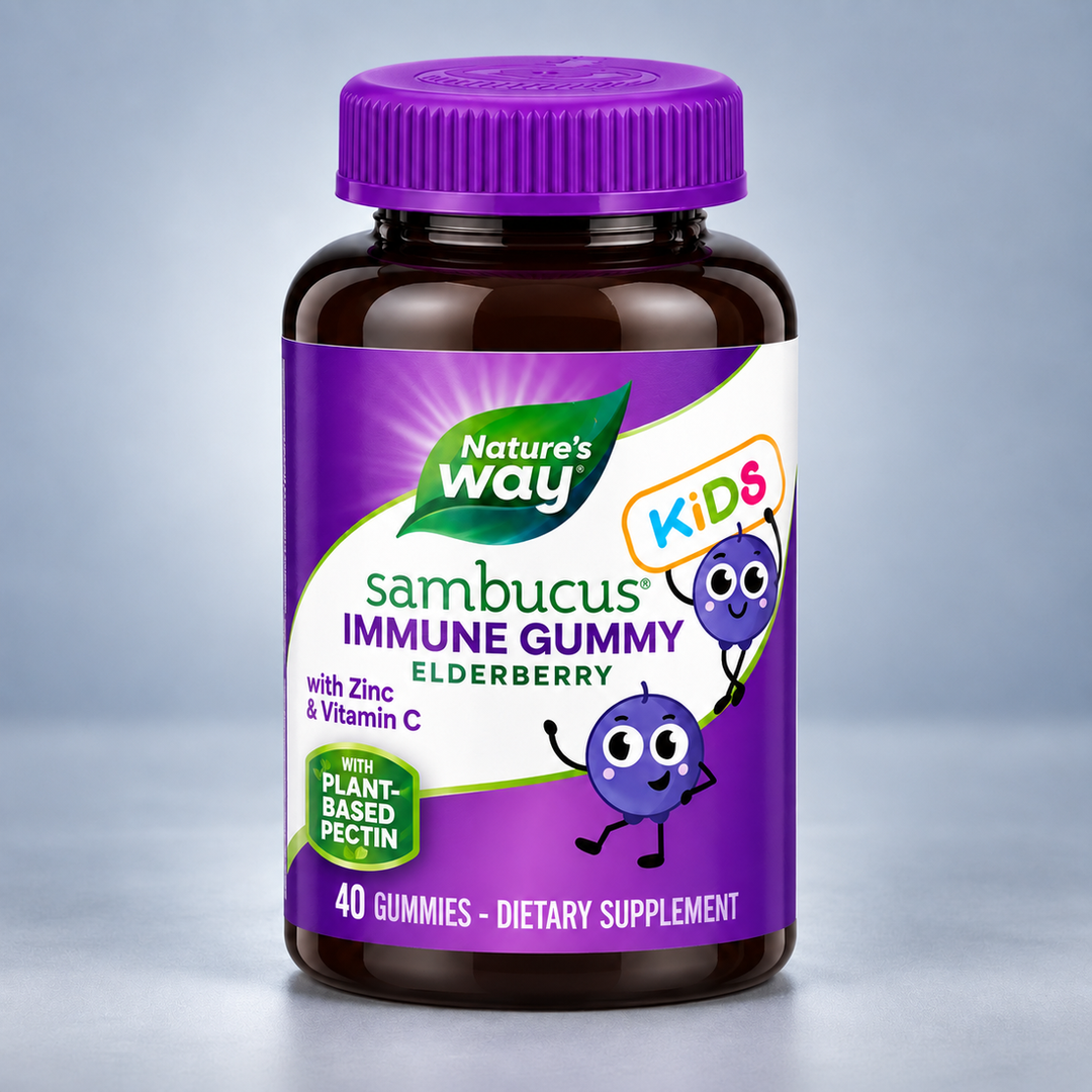Nature's Way Sambucus Kids Immune Gummies – 40 желирани таблетки