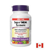 Webber Naturals NEM Eggshell Membrane with Turmeric & Black Pepper - 90 капсули