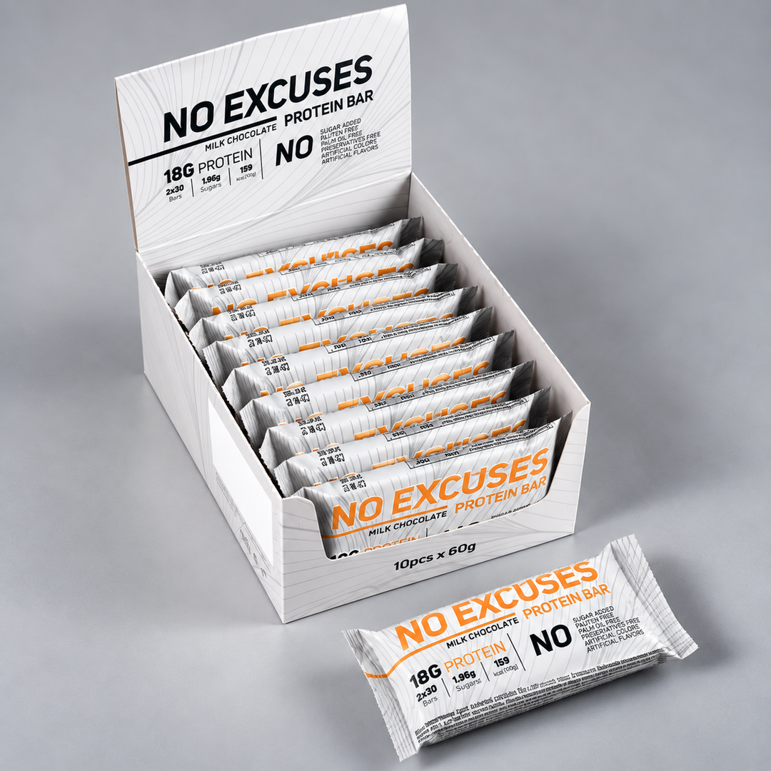 Протеинов бар с млечен шоколад | NoExcuses – 60 g