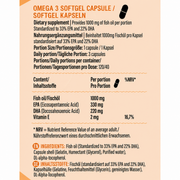 GO FITNESS Super Omega 3 с висока концентрация на EPA 330 mg, DHA 220 mg, 120 caps