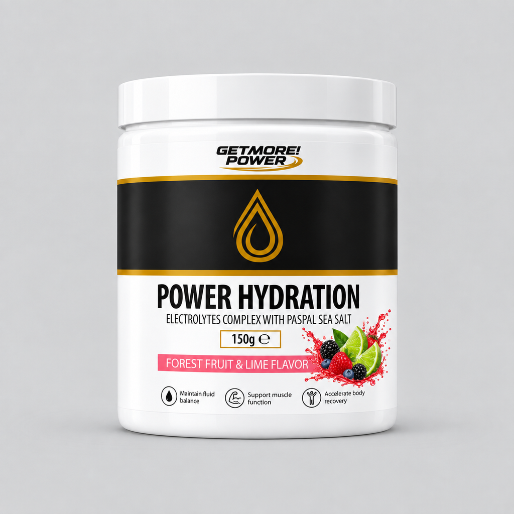 GET MORE! POWER Power Hydration | Electrolytes Complex with Paspal Sea Salt – 150 g