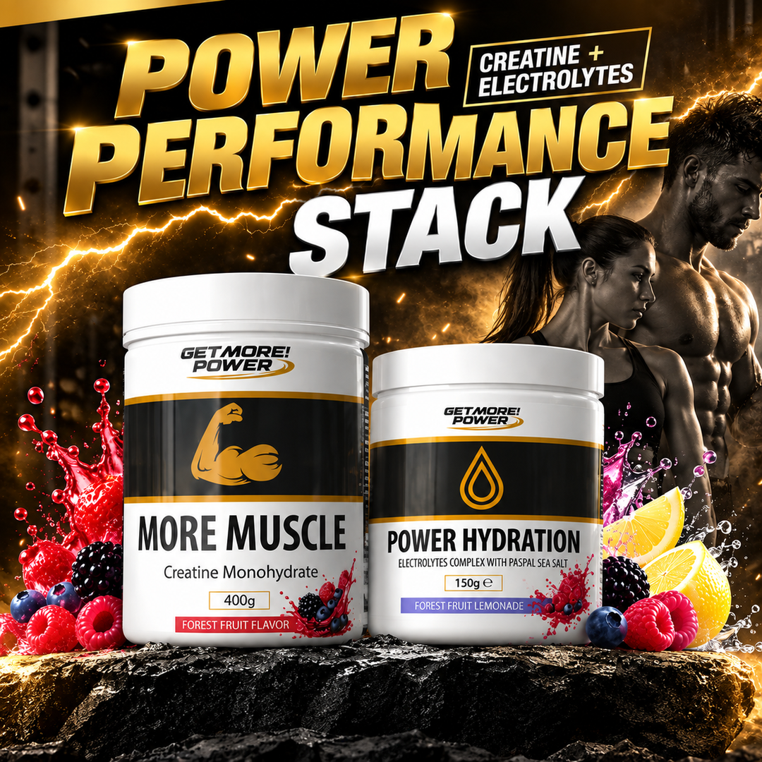 POWER PERFORMANCE STACK – Креатин + Електролити | Get MORE! Power