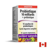 Webber Naturals Probiotic 10 Billion with Prebiotic - 50 капсули
