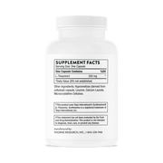 Thorne Theanine – хранителни стойности (Supplement Facts) на опаковката
